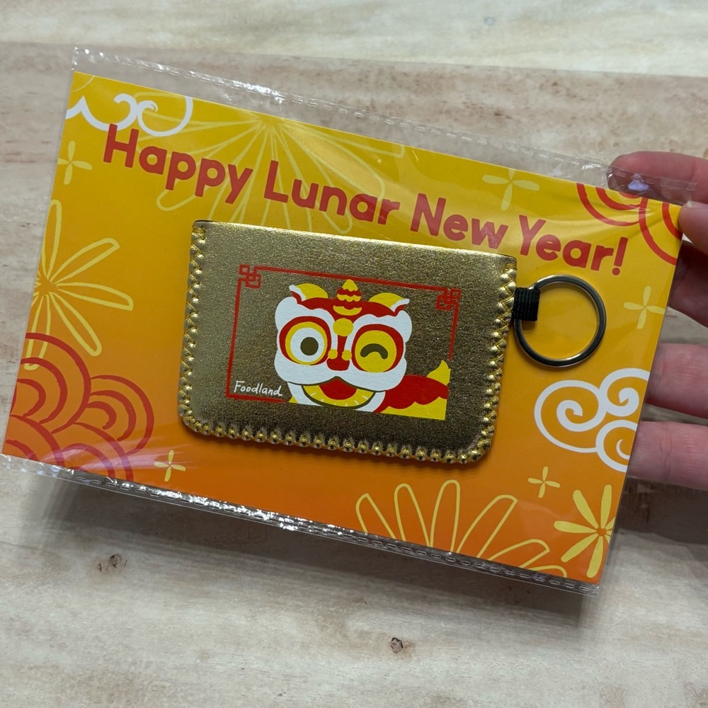 ❄️ Foodland Hawaii Lunar New Year Lion Neoprene Card Case